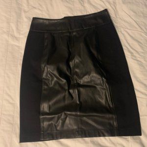 CAbi (faux) Leather Skirt